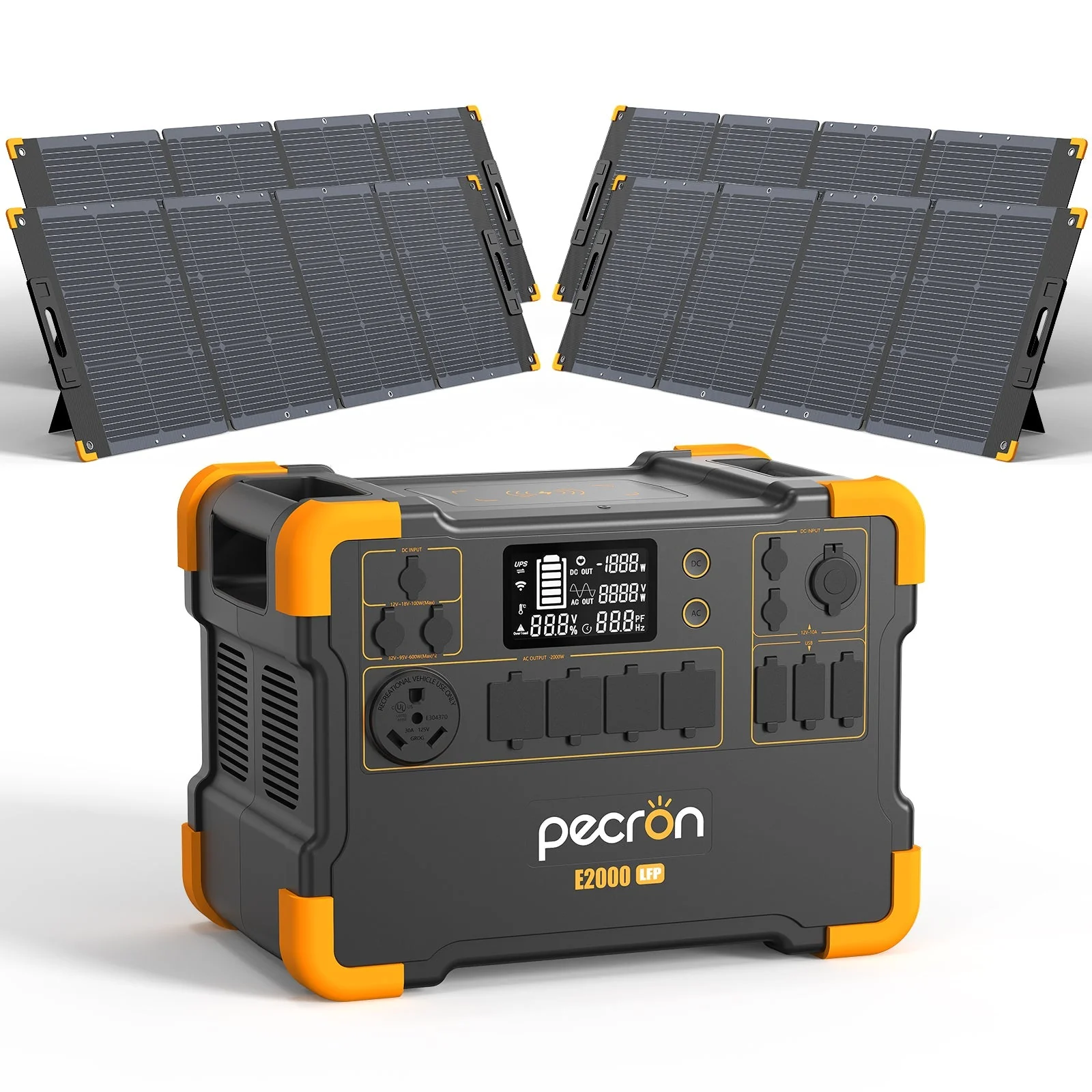 PECRON E2000LFP Expandable Portable Power Station 2000W 1920Wh - Image 6