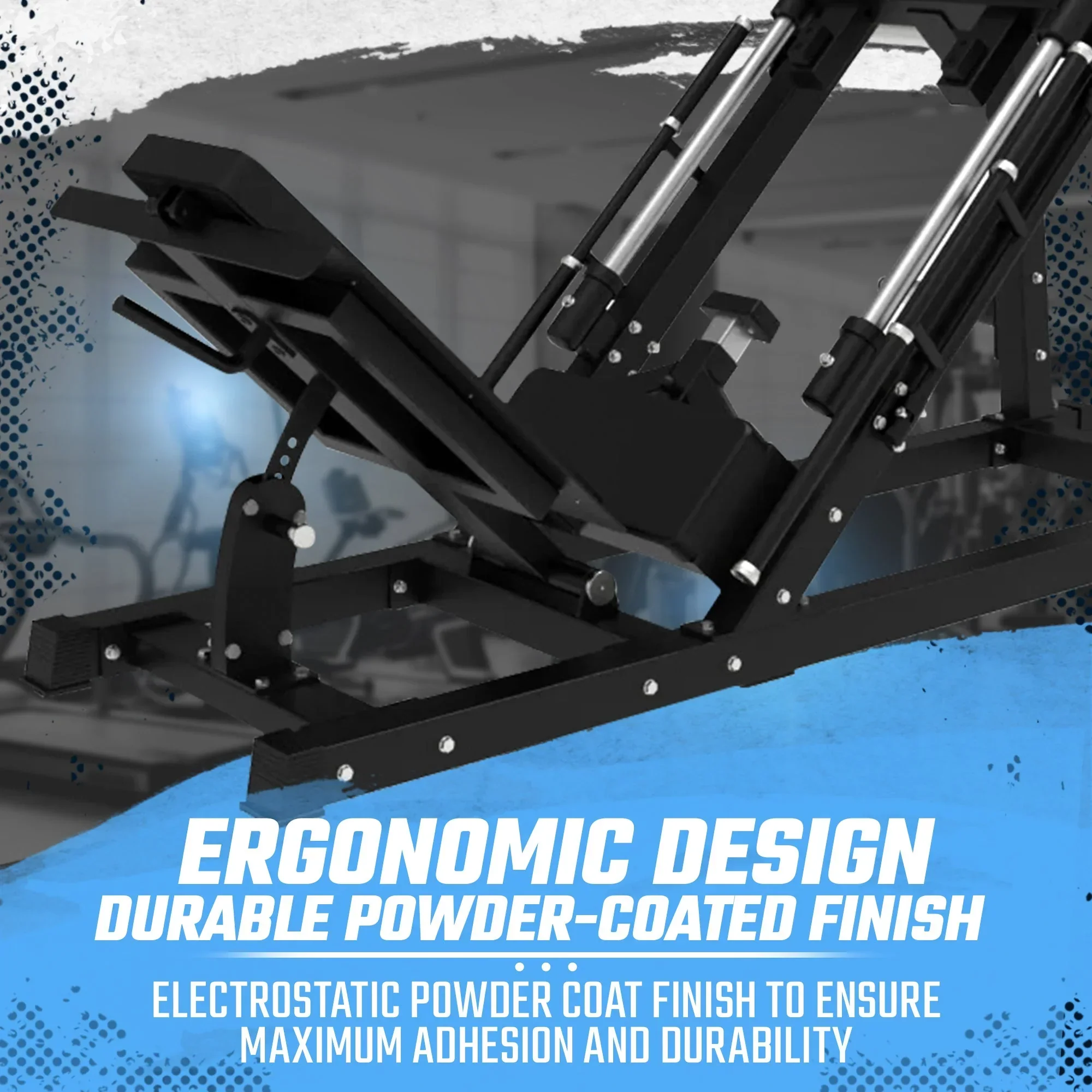 Plate Loaded 45° Leg Press & Hack Squat Machine (New) - Image 9