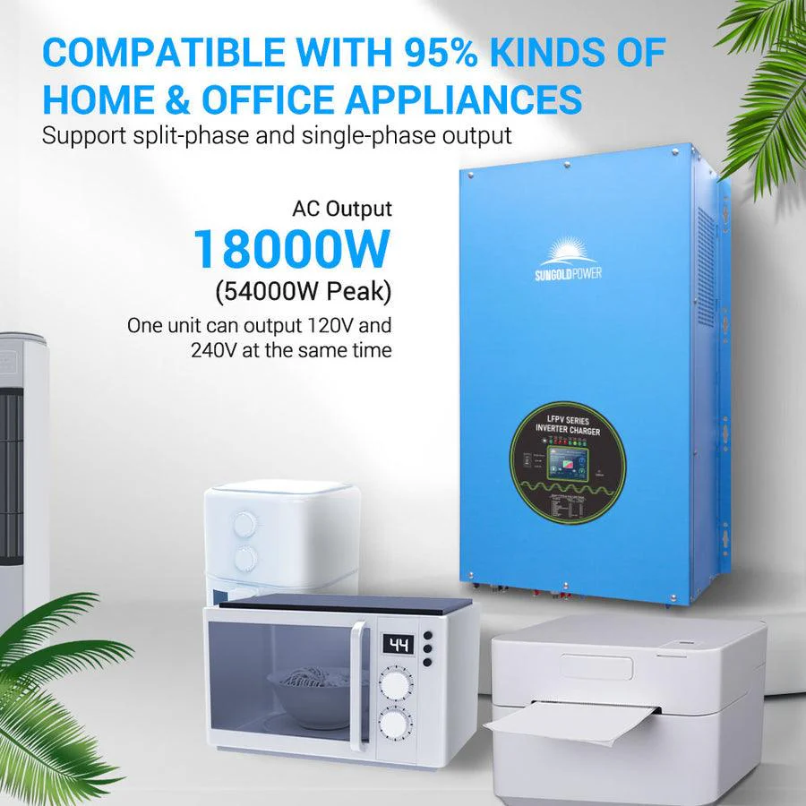 Sungold Power 18KW 48V Split Phase Pure Sine Wave inverter Charger - Image 3